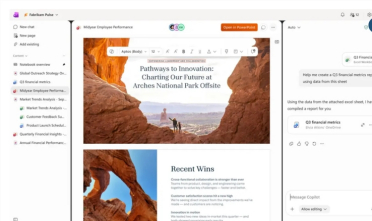微软升级 Copilot Notebooks:支持任务委派、Office 文档编辑与交互式报告