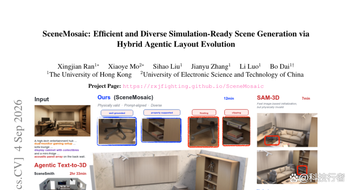 SceneMosaic：给3D场景装上"进化"能力，8个多小时的活12分钟干完