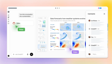 OpenAI 补齐 ChatGPT“办公三件套”：Slides 上线，能协作能导出 PPT