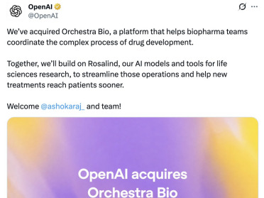 OpenAI抢滩AI制药：又收购一家初创，CTO来自北大
